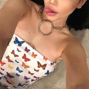 Butterfly tube top